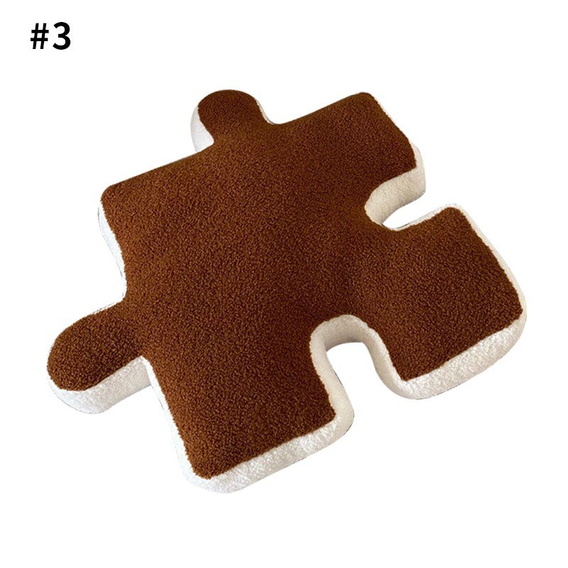 Creative Puzzle Shaped Pillow with Filling - Spliceable Cushion for Baby Floor Crawl Game Pad, Home Decoration - DormVibes
