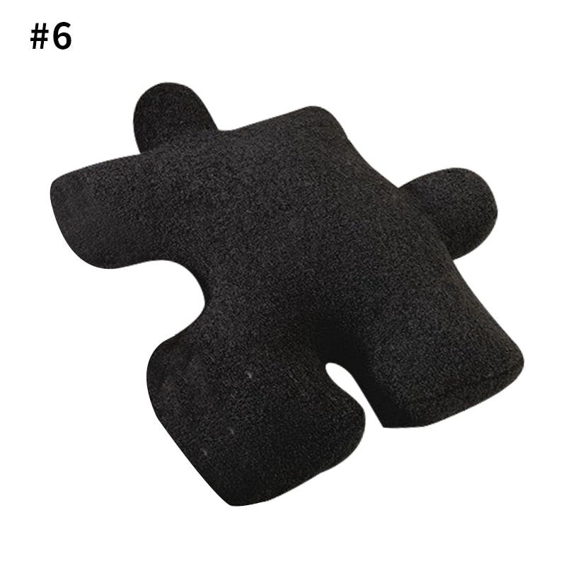 Creative Puzzle Shaped Pillow with Filling - Spliceable Cushion for Baby Floor Crawl Game Pad, Home Decoration - DormVibes