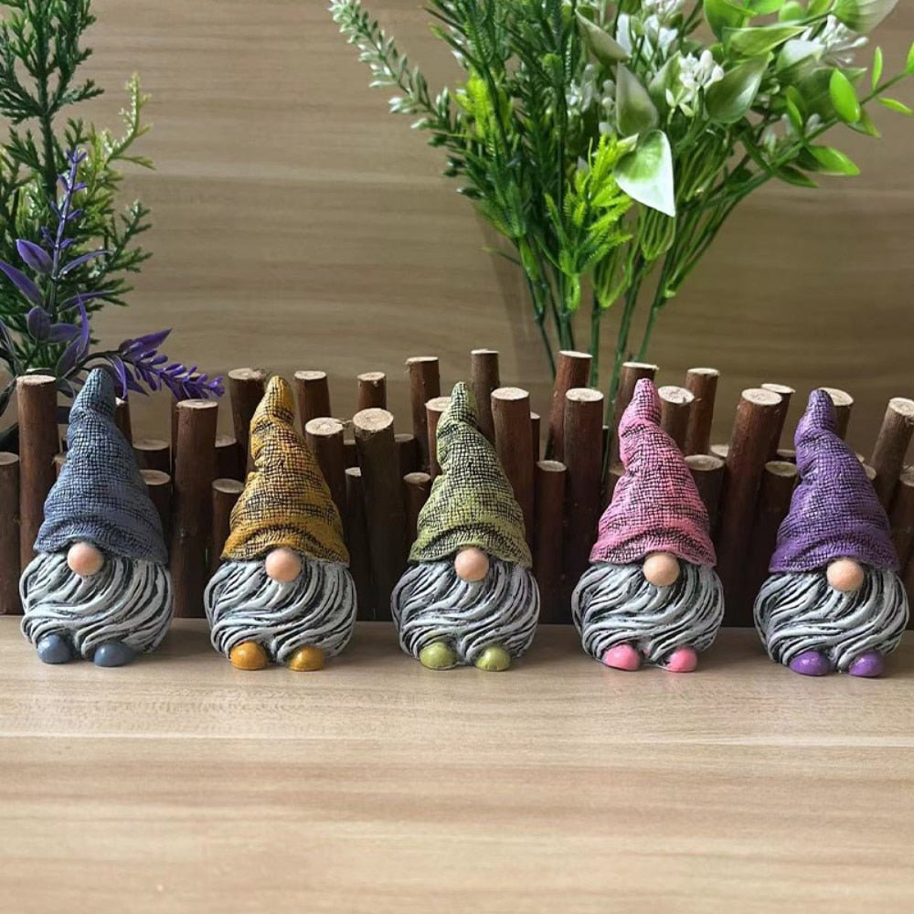 Cute Mini Gnome Resin Desk Ornament - DormVibes