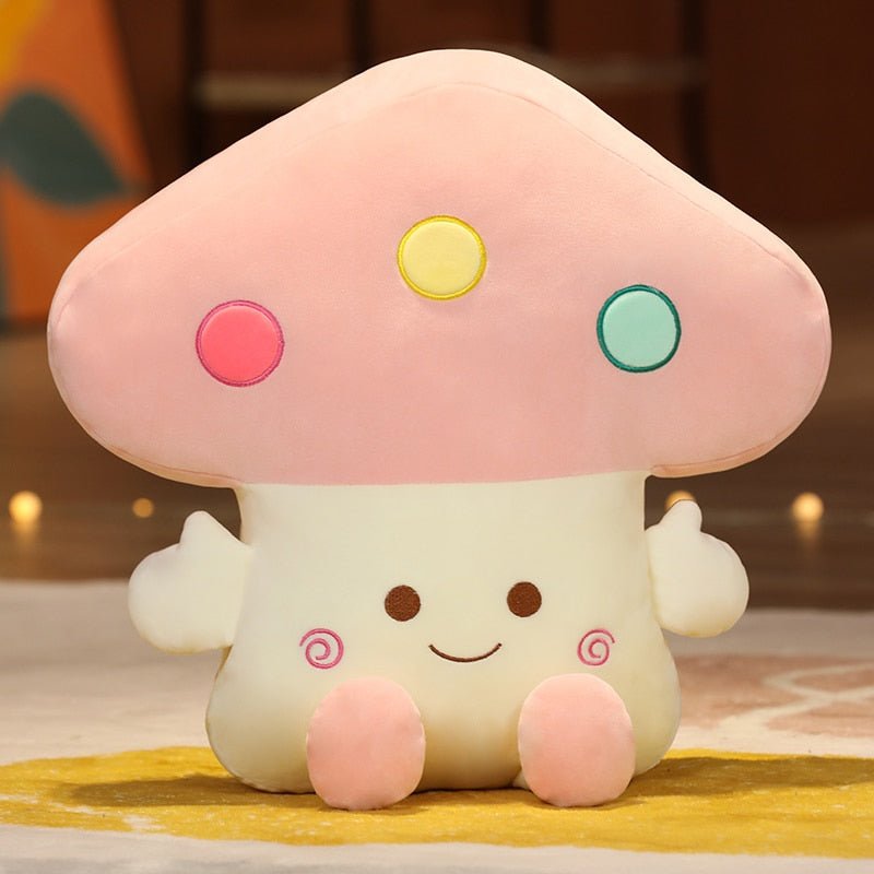 Cute Mushroom Plush Toy Kawaii Pillow DormVibes