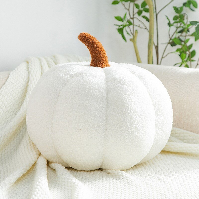 Cute Plush Pumpkin Pillow - Super Soft Cushion for Office Chair, Sofa, and Living Room Decor - DormVibes