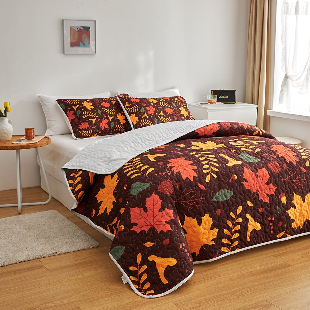 Dark Autumn Bedspread Set - DormVibes