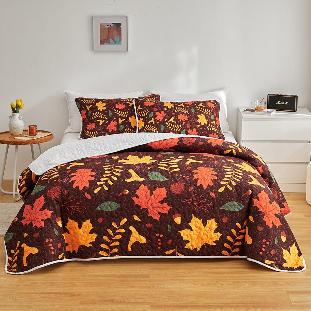 Dark Autumn Bedspread Set - DormVibes