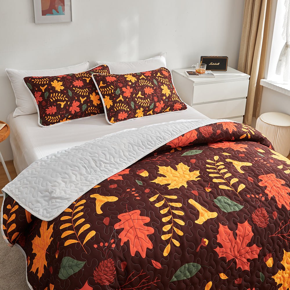 Dark Autumn Bedspread Set - DormVibes