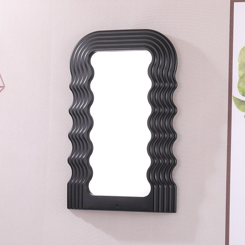 Desk Mirror Wavy Aesthetic Room Decor - DormVibes