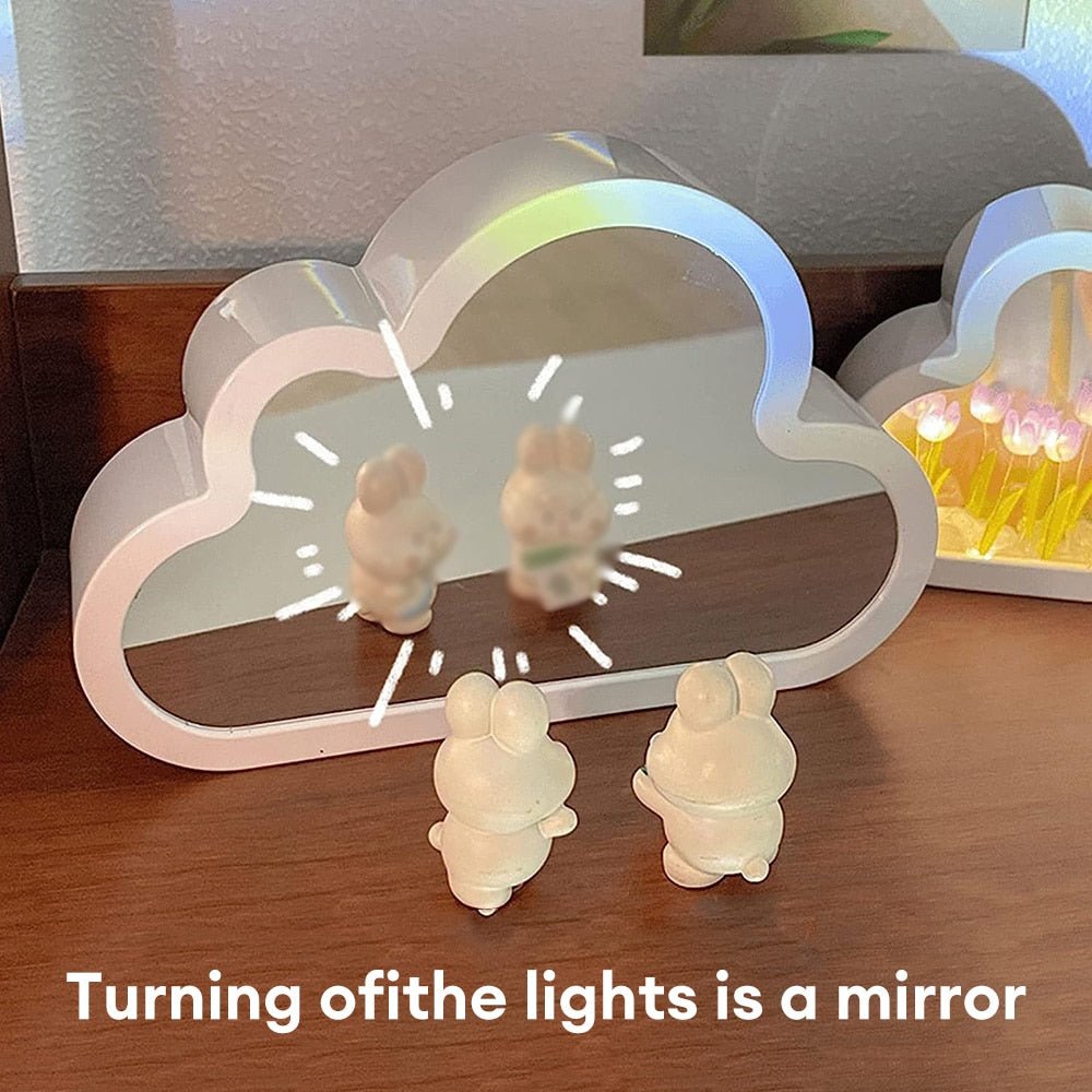 DIY Cloud Tulip Night Lights - Handmade Flower Lamp for Home Decor and Valentine's Day Gifts - DormVibes