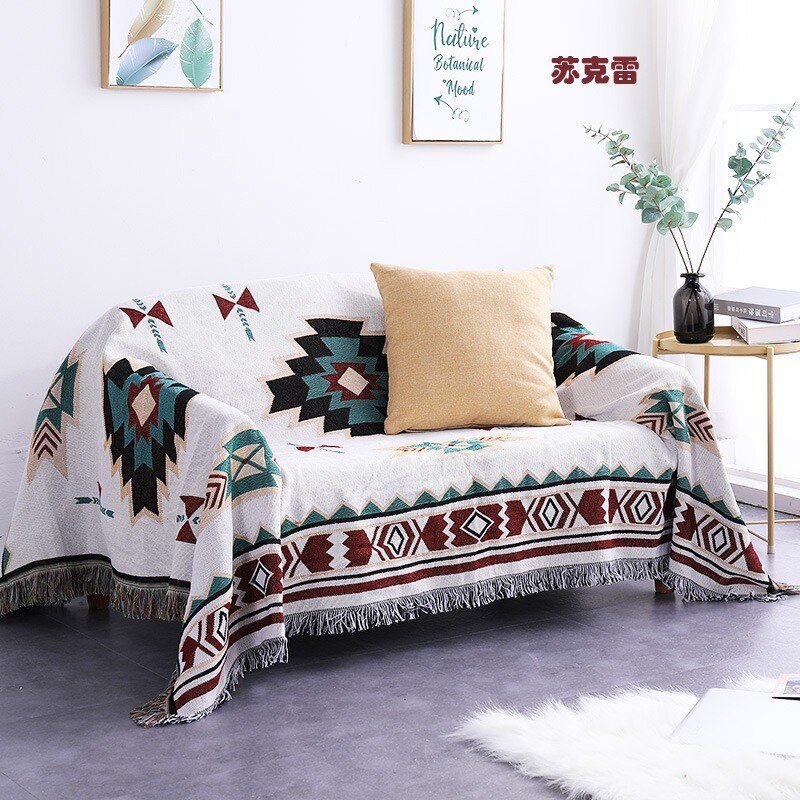 Dustproof Cover Tablecloth Tapestry – Nordic Decorative Sofa Blanket, Living Room Slipcover, Knitted Thread Throws, Piano and Furniture Protection - DormVibes