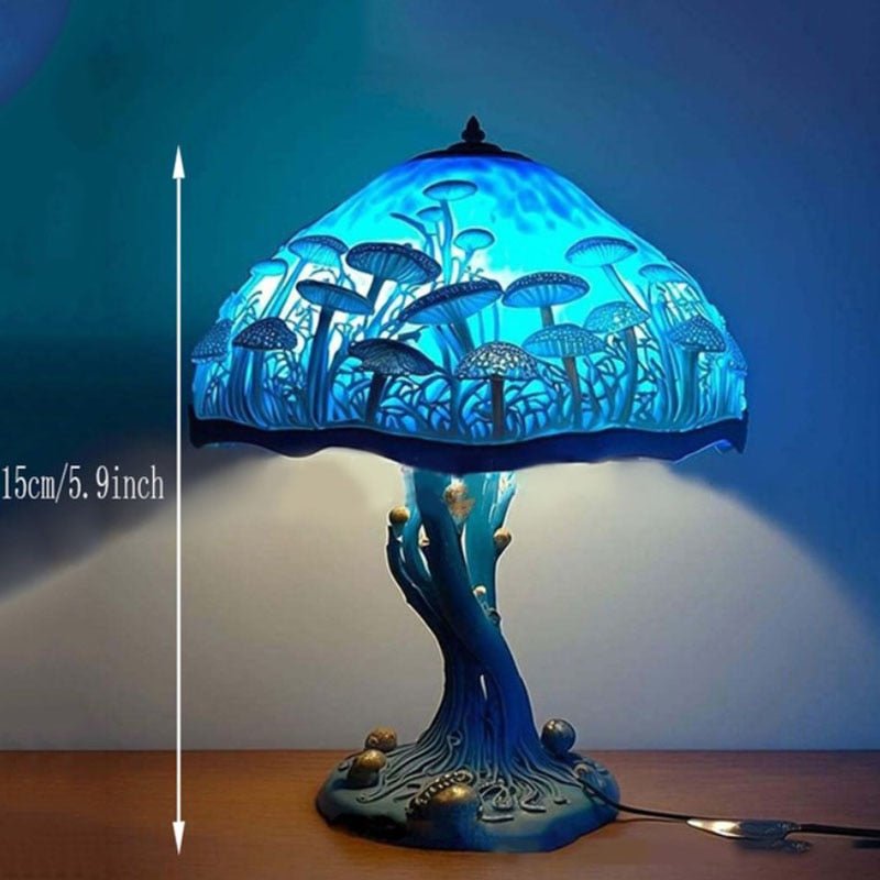 Elegance in Bloom: Vintage Flower Table Lamp - Retro European Royal Palace Style LED Light for Bedroom and Home Deco - DormVibes