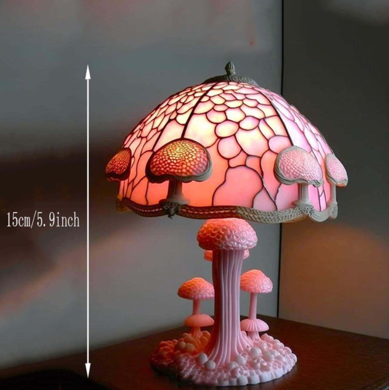 Elegance in Bloom: Vintage Flower Table Lamp - Retro European Royal Palace Style LED Light for Bedroom and Home Deco - DormVibes