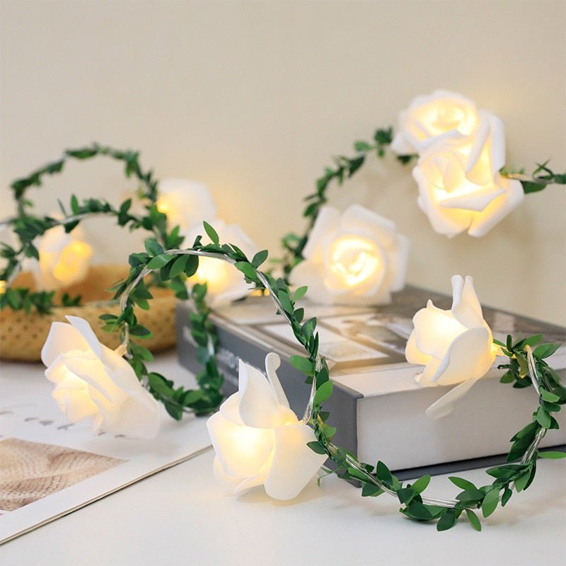 Enchanting LED String Lights Rose for Bedroom Vibes and Aesthetic - DormVibes