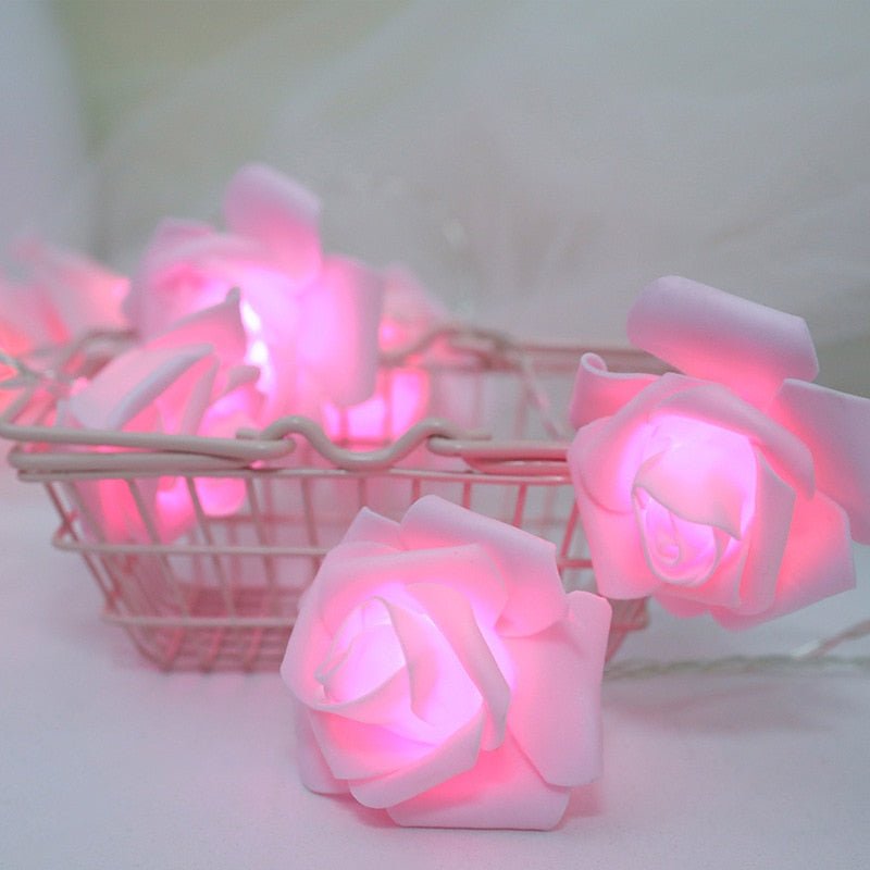 Enchanting LED String Lights Rose for Bedroom Vibes and Aesthetic - DormVibes