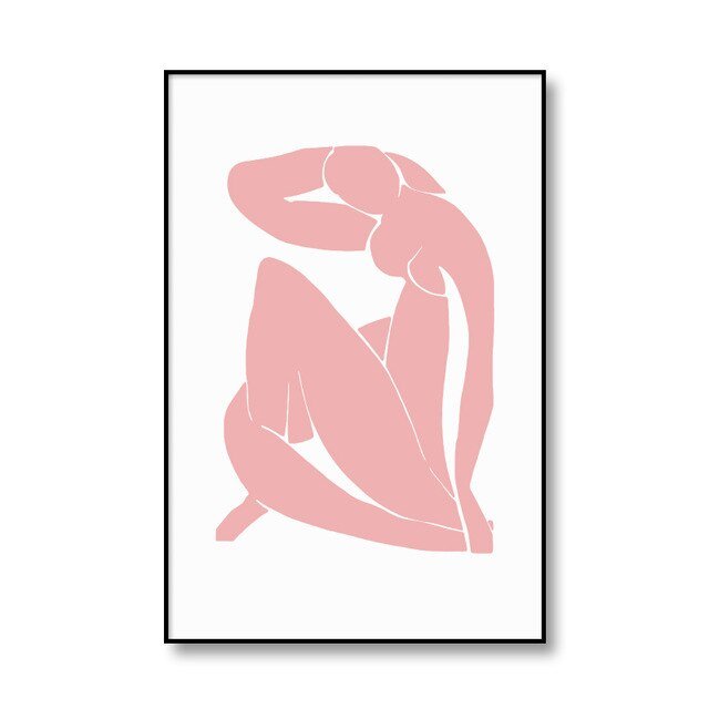 Expressions Unveiled: Boho Earthy Abstract Body Exhibition Wall Art Set - DormVibes