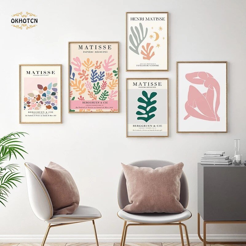 Expressions Unveiled: Boho Earthy Abstract Body Exhibition Wall Art Set - DormVibes