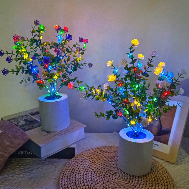 Flowerpot Night Lights Table Lamp - DormVibes