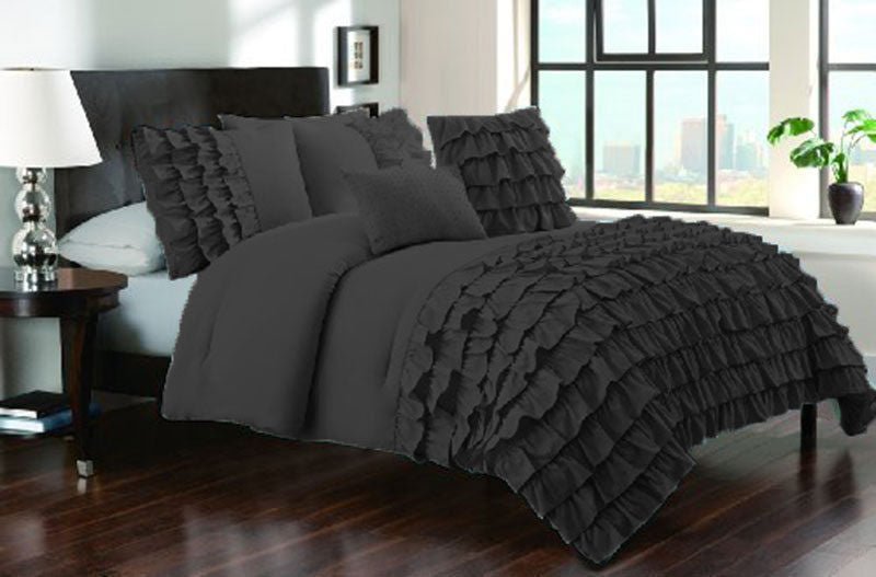Frilled Bed Set - DormVibes
