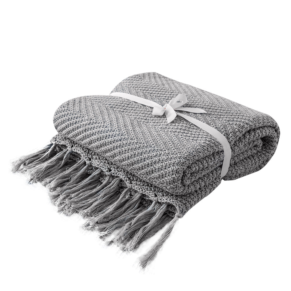 Frilled Throw Blanket - DormVibes