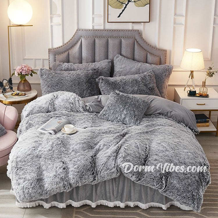 Frosted Pluffy® Bed Set - DormVibes