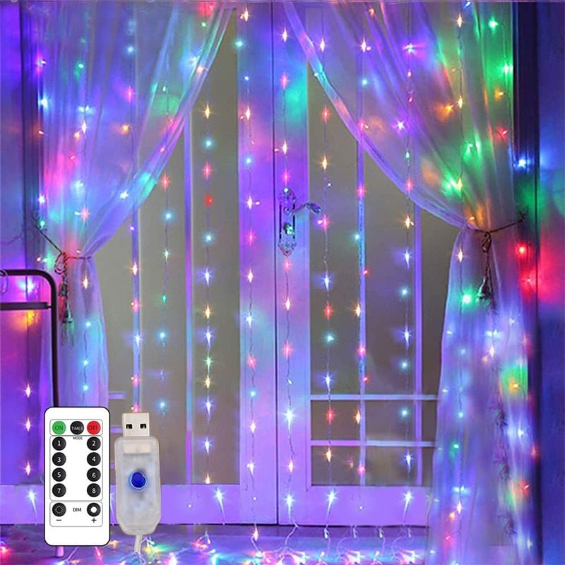 Generic LED Fairy Lights Curtain Lights - DormVibes