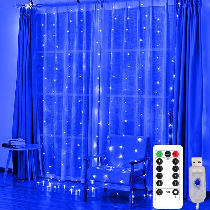 Generic LED Fairy Lights Curtain Lights - DormVibes