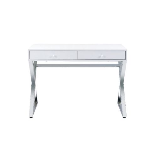 Glam Desk Table with Drawers and USB Plugs - DormVibes