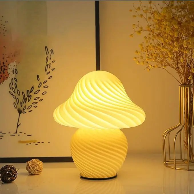 Glass Mushroom Lamp DormVibes
