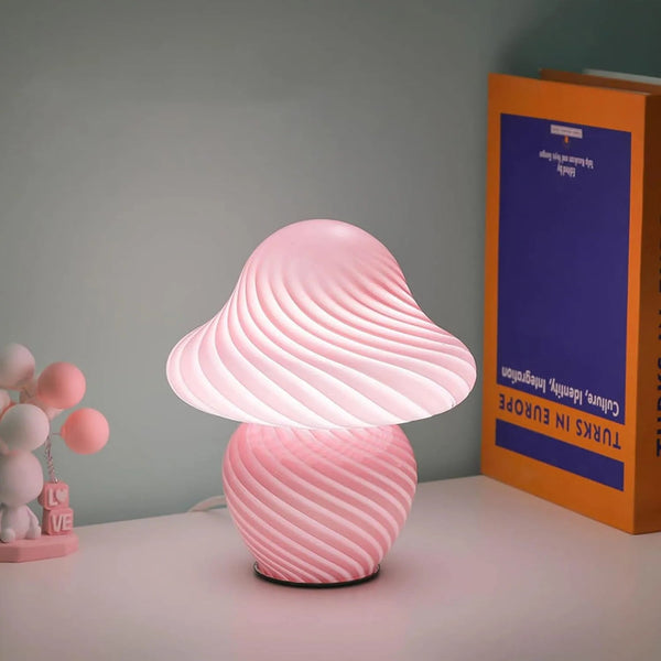 Glass Mushroom Lamp