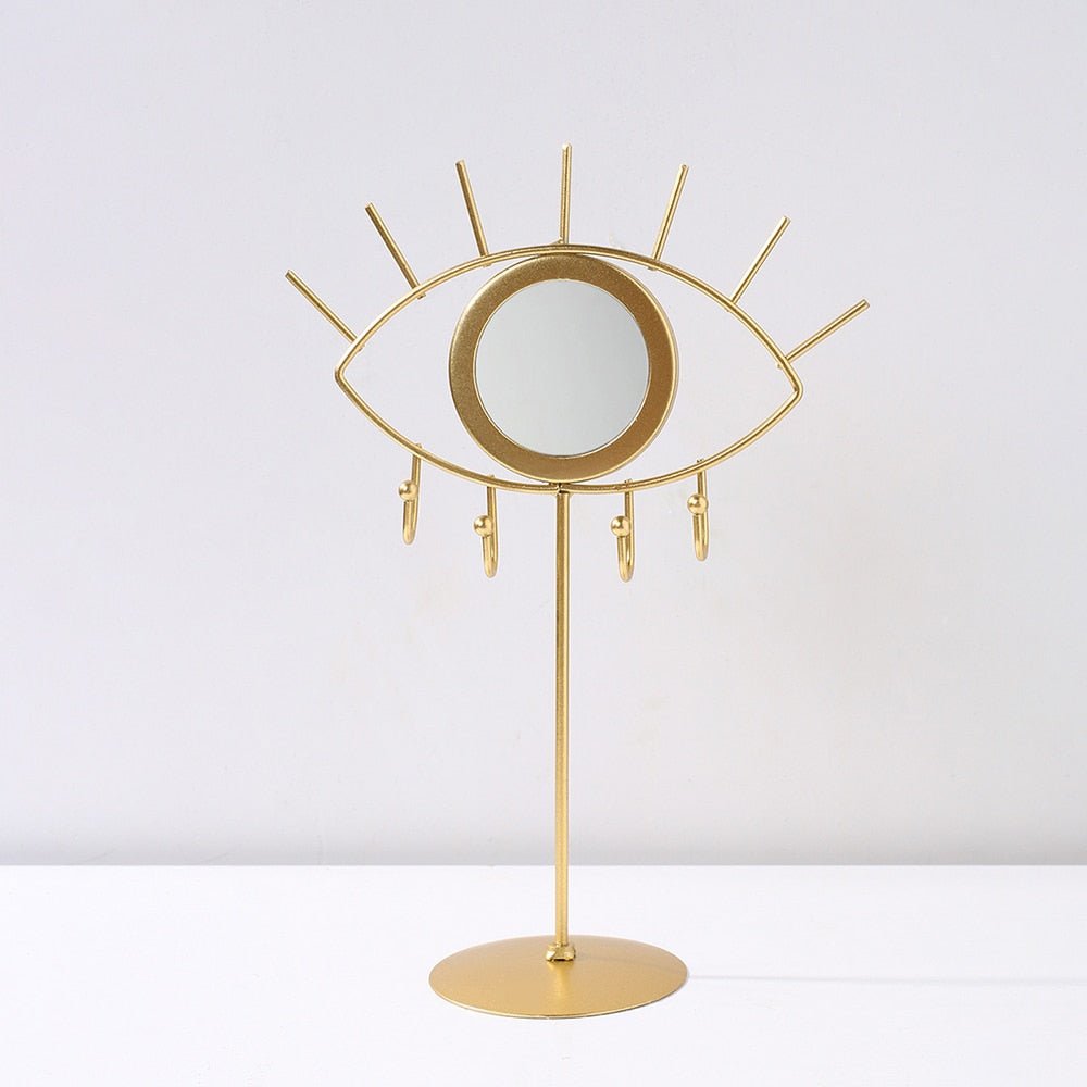 Gold Eye Boho Table Mirror - DormVibes