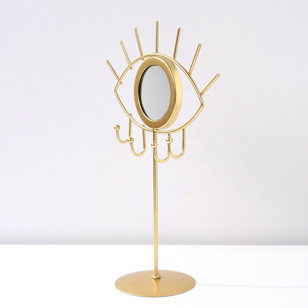 Gold Eye Boho Table Mirror - DormVibes