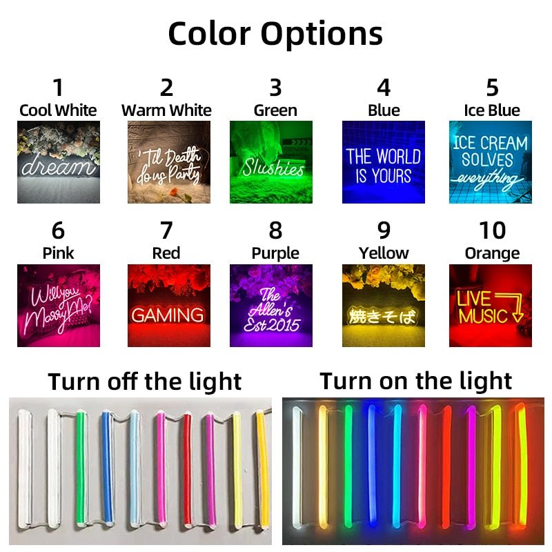 Good Vibes Only Neon Sign Lamp - DormVibes