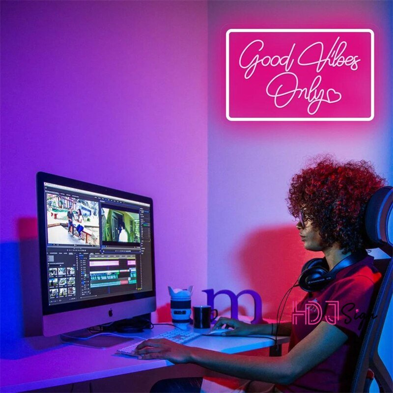 Good Vibes Only Neon Sign Lamp - DormVibes