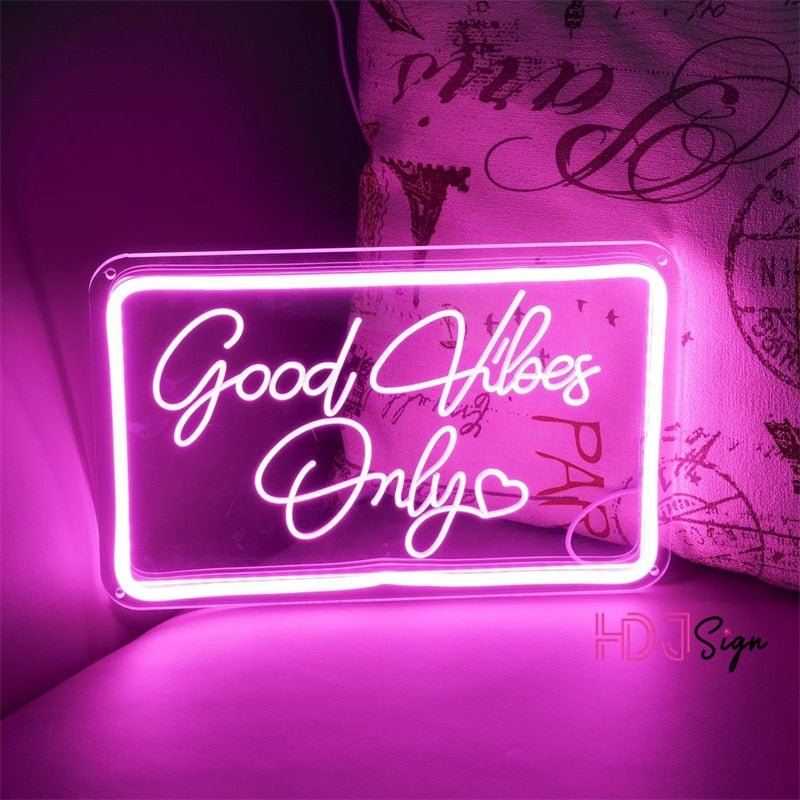 Good Vibes Only Neon Sign Lamp - DormVibes