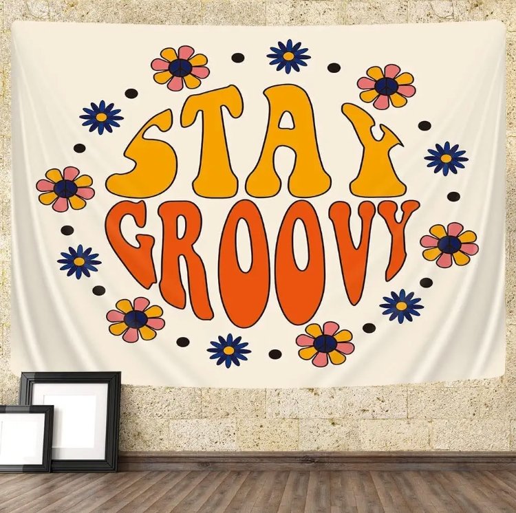 Groovy Girl Tapestry - DormVibes