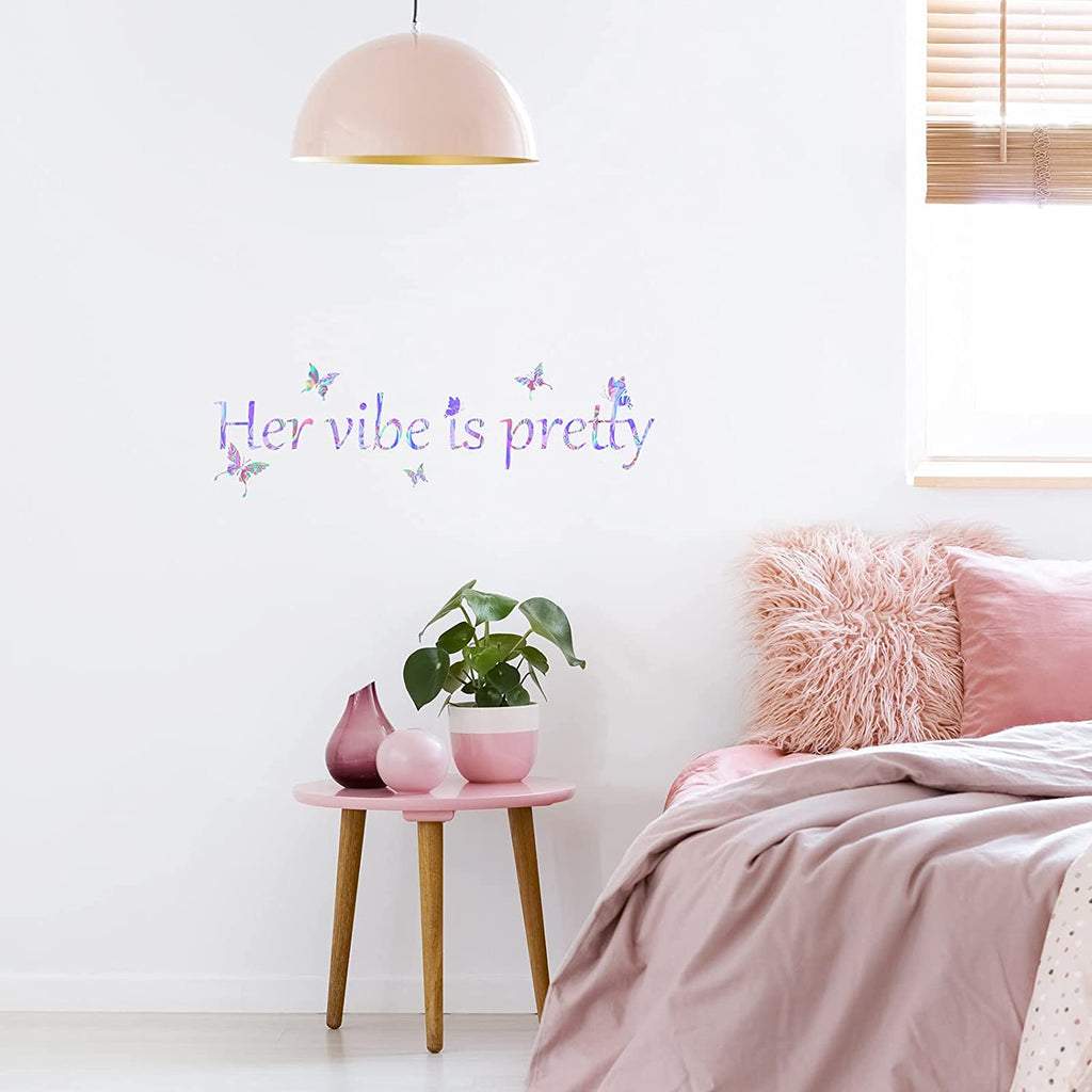 Her Vibe Is Pretty Vibe Wall Decal - DormVibes
