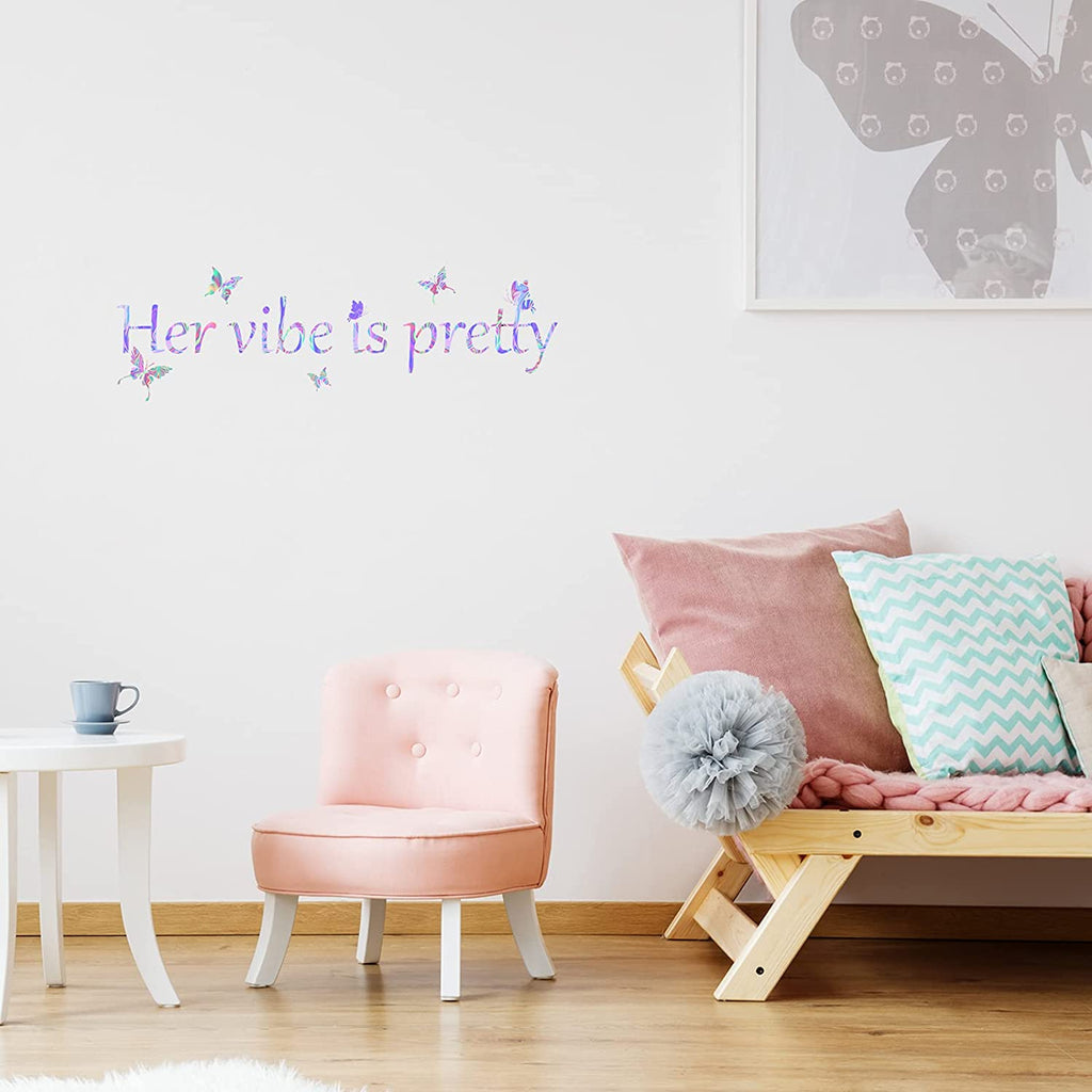 Her Vibe Is Pretty Vibe Wall Decal - DormVibes