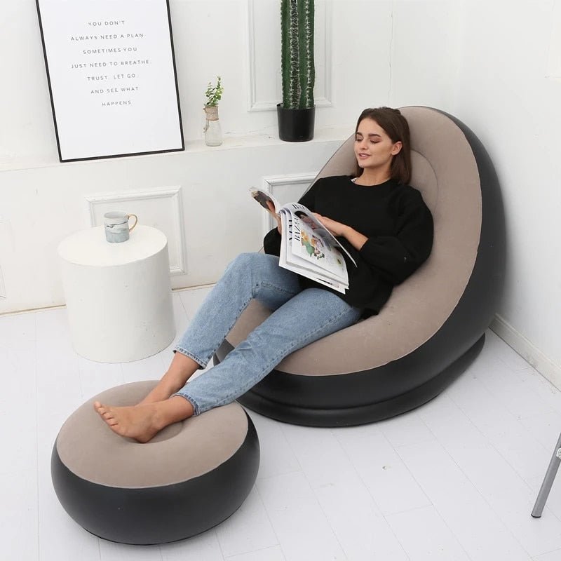 Dropship Fluffy Bean Bag Chair, Comfortable Bean Bag For Adults And  Children, Super Soft Lazy Sofa Chair With Memory Foam And Ottoman, Indoor  Modern Focus Bean Bag Chair For Living Room, Bedroom,
