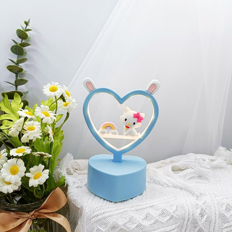 Kawaii Aesthetic Rabbit Ears Cute Table Lamp - DormVibes