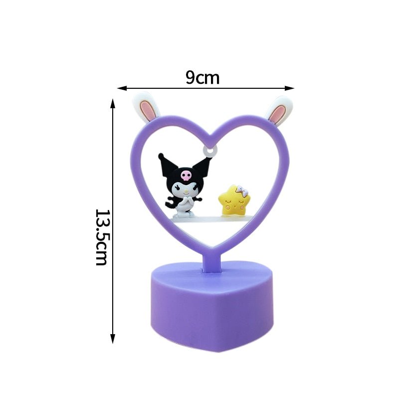 Kawaii Aesthetic Rabbit Ears Cute Table Lamp - DormVibes