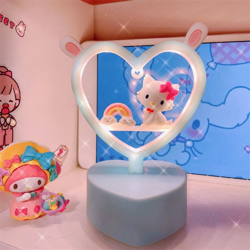 Kawaii Aesthetic Rabbit Ears Cute Table Lamp - DormVibes