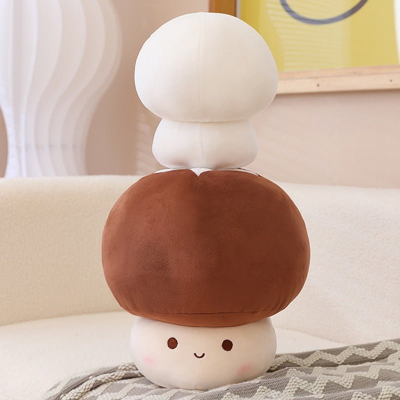 Kawaii Mushroom Plush Dolls Pillow Toys for Home Decor - DormVibes