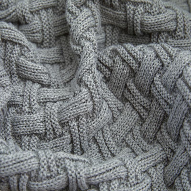 Knit Tassel Throw Blanket - DormVibes