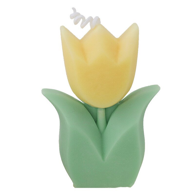 Korean Tulip Scented Candles - Fragrant Floral Delights for Inspiring Home Decor and Desktop Ornament - DormVibes