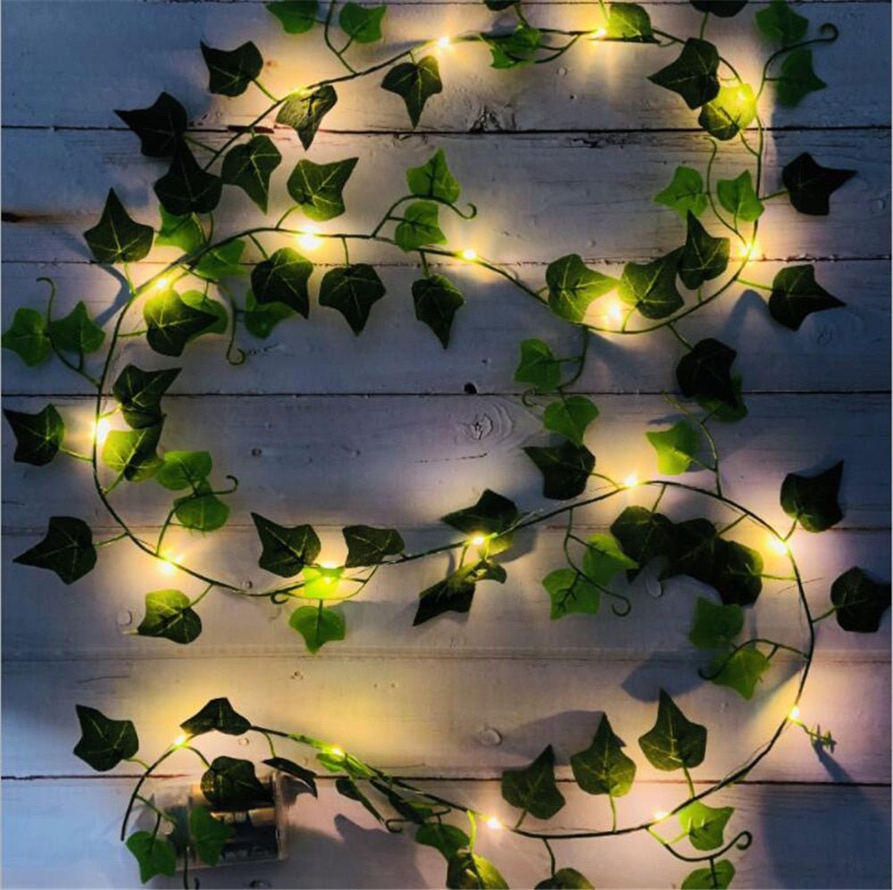 Leaf String Lights - DormVibes