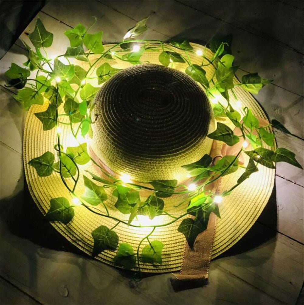 plant grow string lights Leaf String Lights – DormVibes