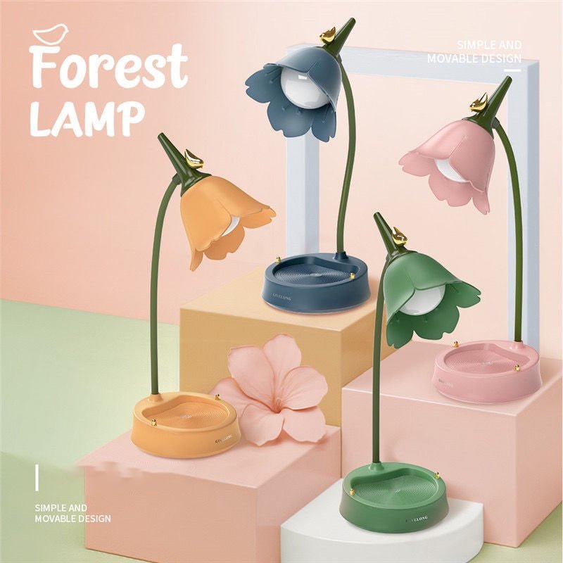 LED Desk Flower Lamp Stylish Colorful Lamp - DormVibes