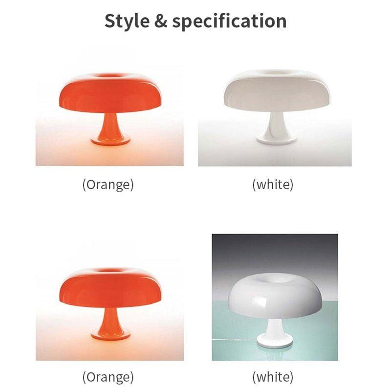 Led Mushroom Table Lamp for Bedroom - DormVibes