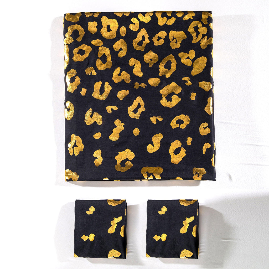 Leopard Glam Bed Set - DormVibes