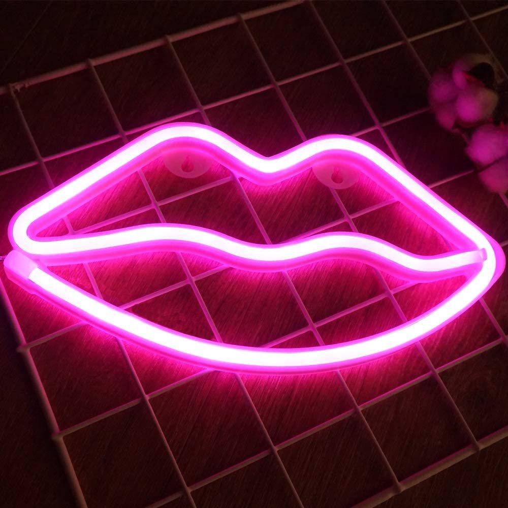 Lips Neon Sign - DormVibes