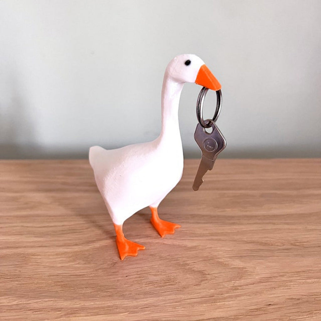 Magnetic Duck Cute Goose Key Holder Desk Ornament - DormVibes