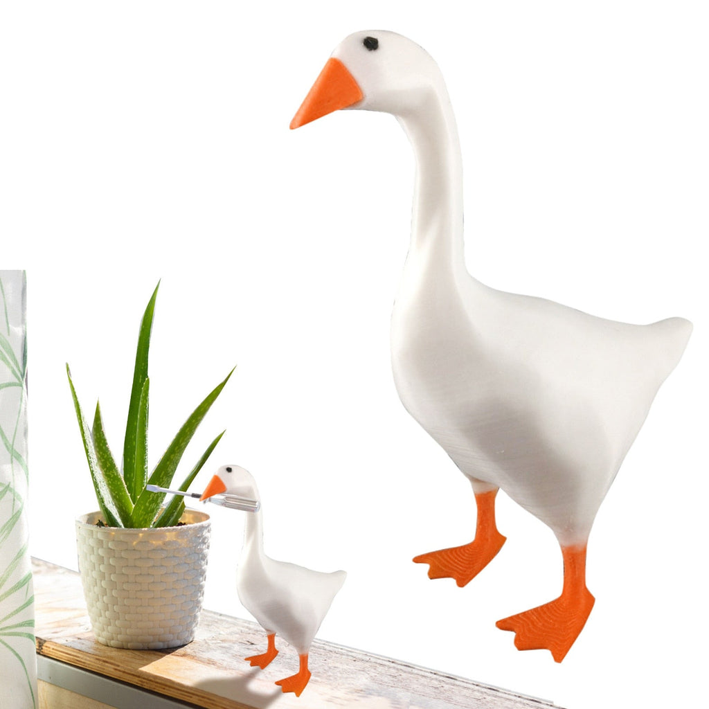 Magnetic Duck Cute Goose Key Holder Desk Ornament - DormVibes