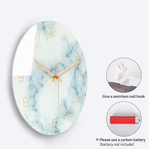 Marble Wall Clock - DormVibes